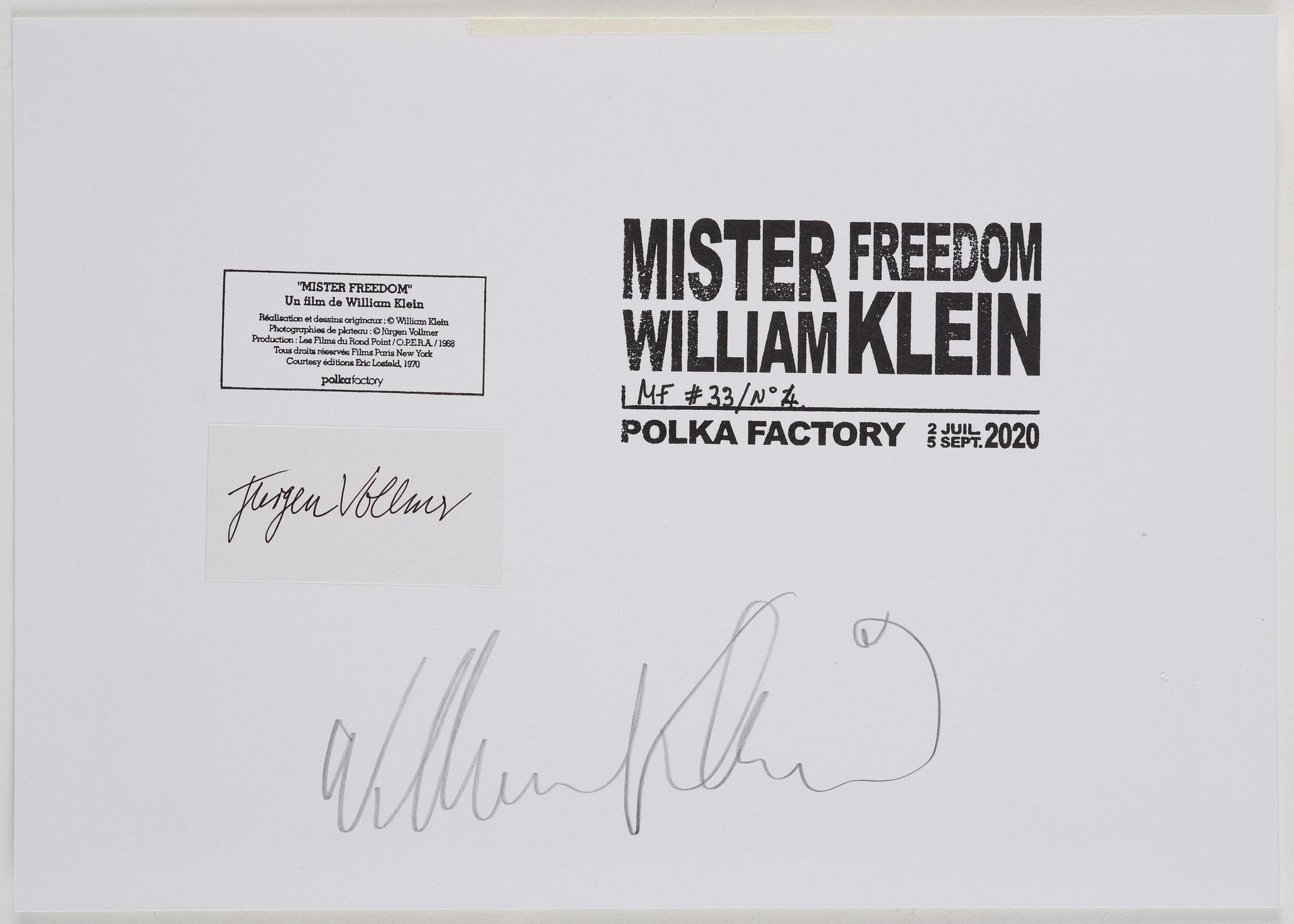 William Klein, ”Mister Freedom koffert - full set edition”, 2020.