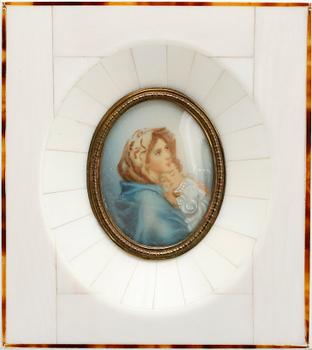 MINIATYRMÅLNINGAR, 7 st, 1800-/1900-tal.