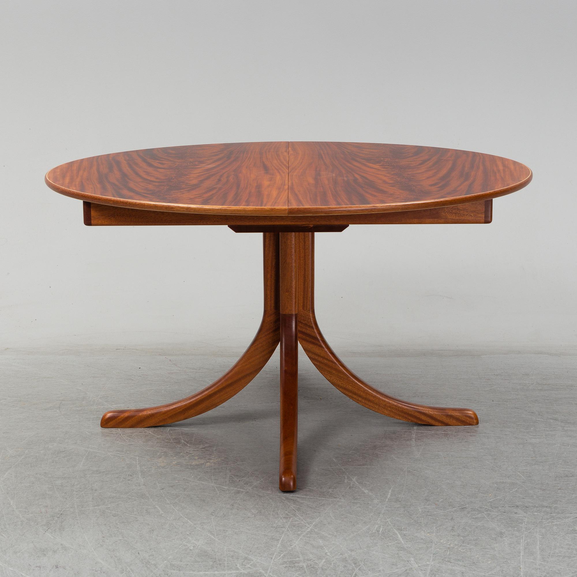 JOSEF FRANK, a model 771 mahogany dining table, Svenskt Tenn.