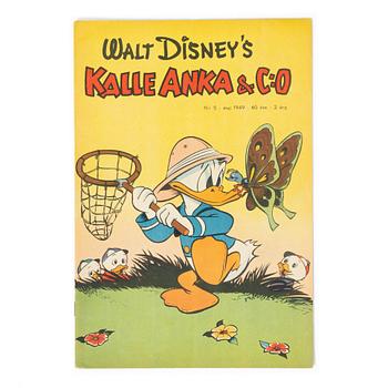 Comic book, Kalle Anka & Co, no. 5, 1949.