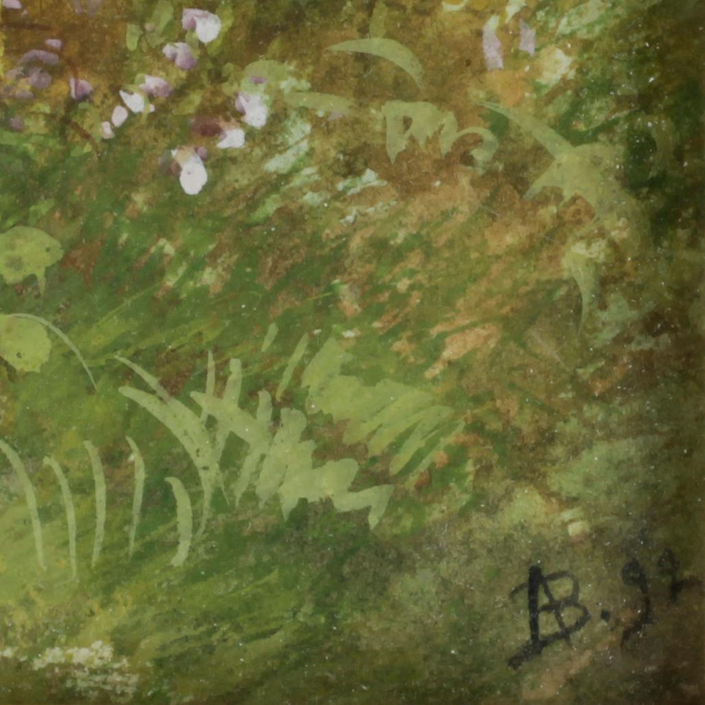 ANNA BILLING, akvarell på papper, monogramsign o dat -92.
