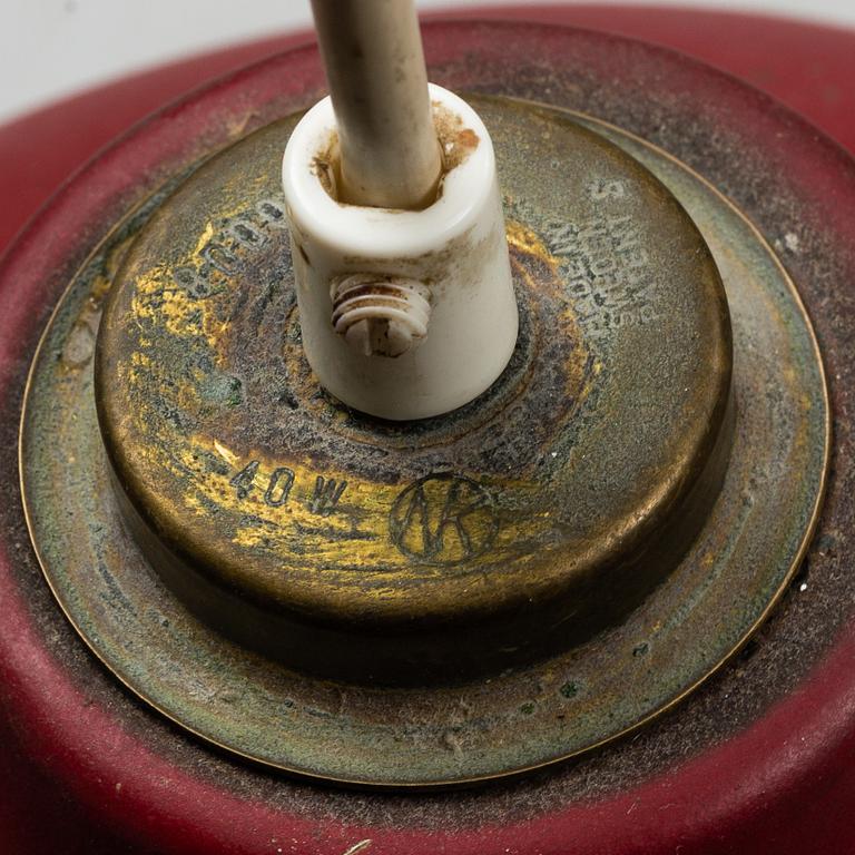 A 1940's-/50's ceiling lamp.