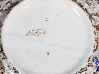 TVÄTTSTÄLL, 6 delar. Flintgods, Rörstrand.