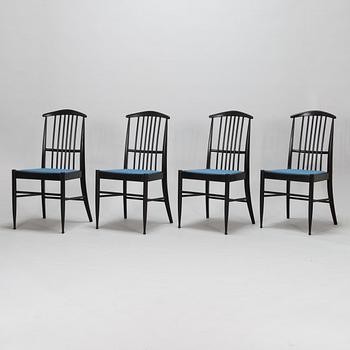 Kerstin Hörlin-Holmquist, a set of four  1970's 'Charlotte' chairs for Asko Finland.