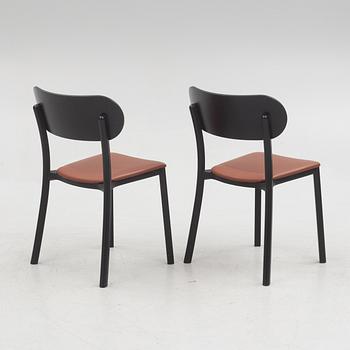 Jonas Lindvall, six chairs, 'Hundranian', Stolab, 2019.