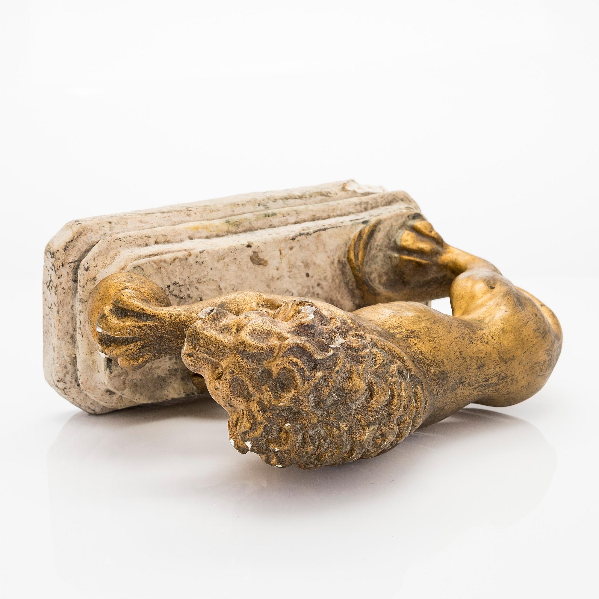 Terrakottaleijon/Medicileijon, Central Europa, omkring 1800.