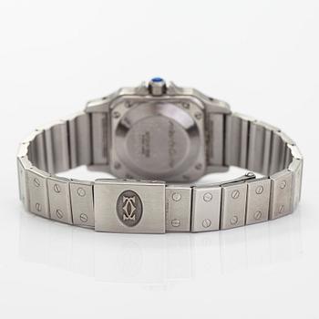 Cartier, Santos, armbandsur, 23,5 x 23,5 (34,5) mm.