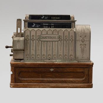 A swedish cash register, 'National', early 20th century.