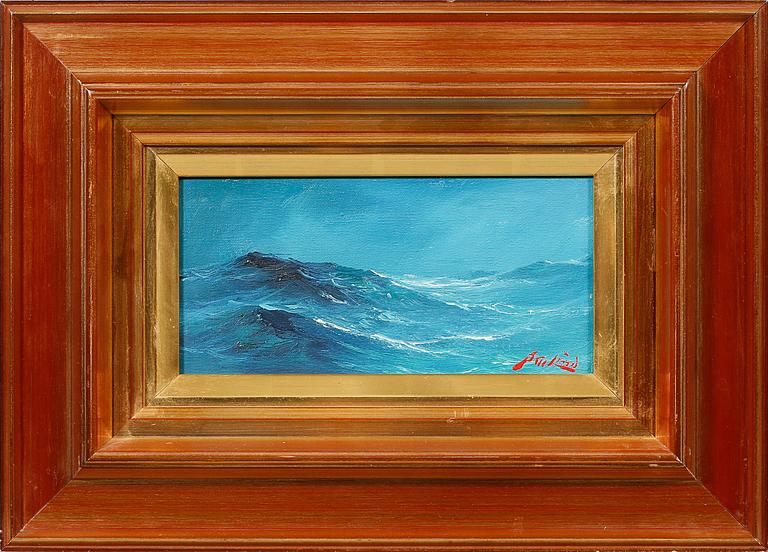 AXEL LIND, olja på duk, signerad.