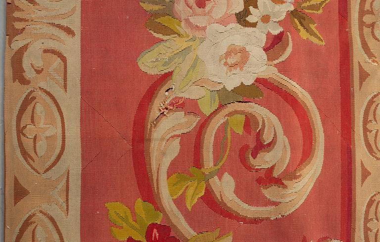 A carpet, tapestry weave, ca 625 x 431,5 cm, Aubusson the middle of the 19th century - around 1900, France.