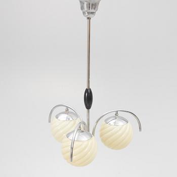 A functionalist ceiling lamp, 1930s.