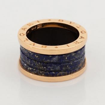 Bulgari, B.Zero1 ring. 18K gold and lapis lazuli.