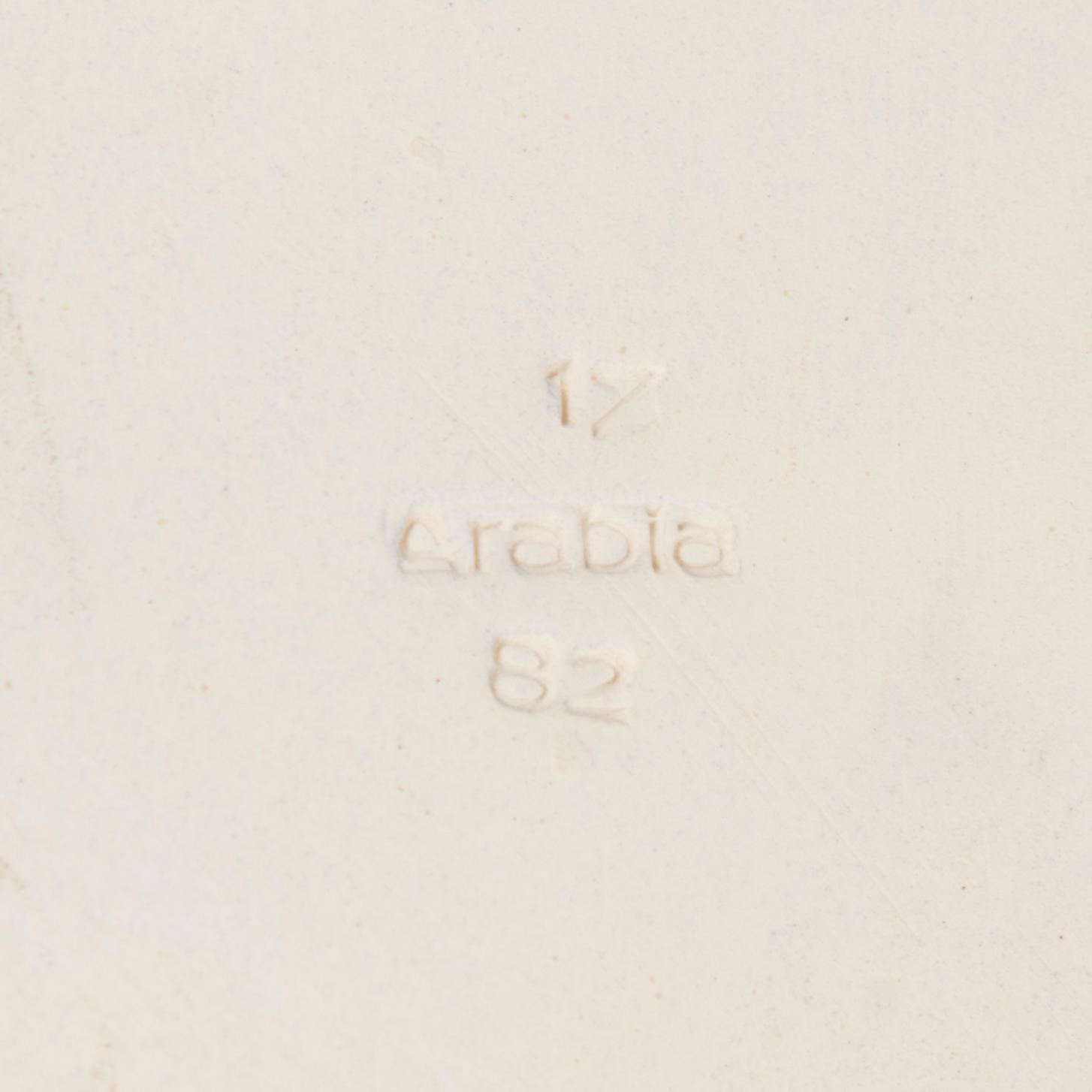 A tray table signed Kaipiainen 1944, Arabia.