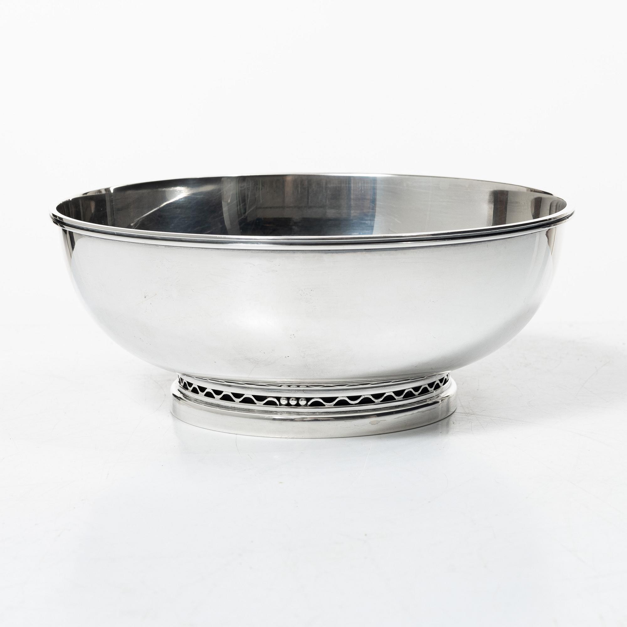 Karl Anderson, Bowl, silver, Stockholm 1958.
