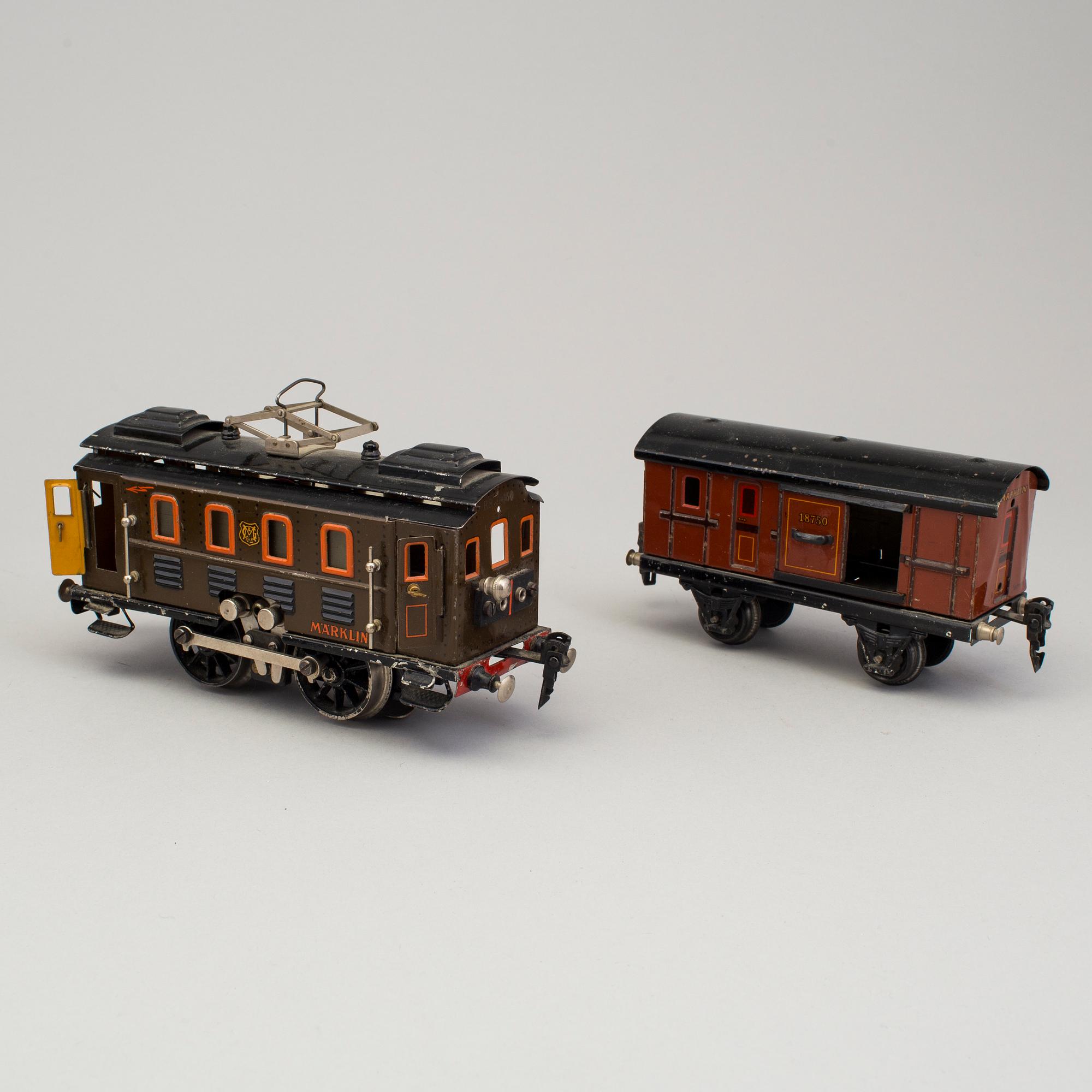 TÅGSET, Märklin, 6+2 delar, Tyskland 1900-talets första hälft.