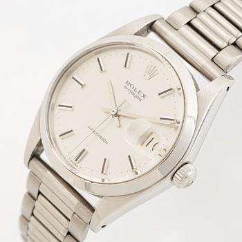 Rolex, Oysterdate Precision, wristwatch, 34 mm.