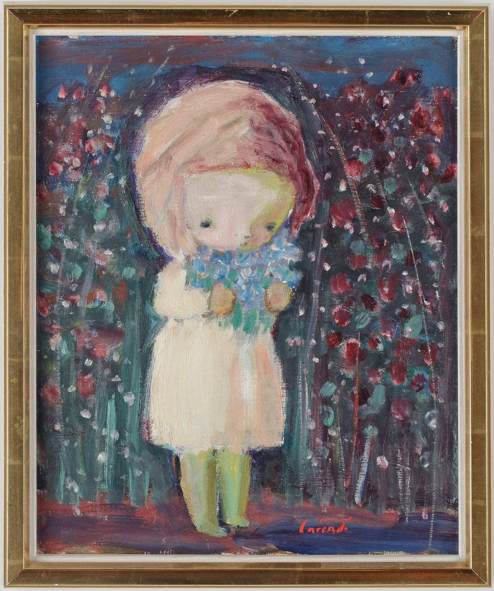 KURT CARENDI, olja på pannå, signerad.