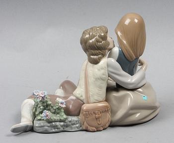 FIGURIN, porslin, Lladro. Tillverkningsår 1980-1990.