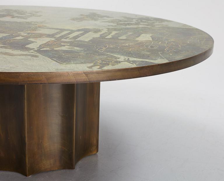 Philip & Kelvin LaVerne, an "Odyssey" coffee table, USA 1960s-70s.