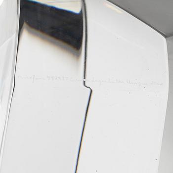 Erika Lagerbielke, unik skulptur, Orrefors, 2002.