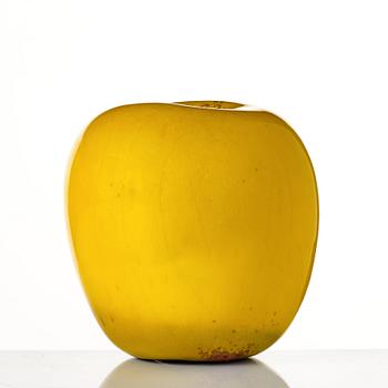 Hans Hedberg, a faience sculpture of an apple, Biot, France.