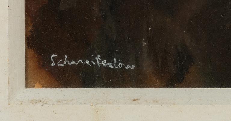 Bertram Schmiterlöw, watercolour, signed.