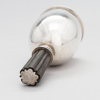 A sterling silver table bell, sterling silver, model 729, Georg Jensen Wendel A\S, Köpenhamn, Denmark 1945-51.