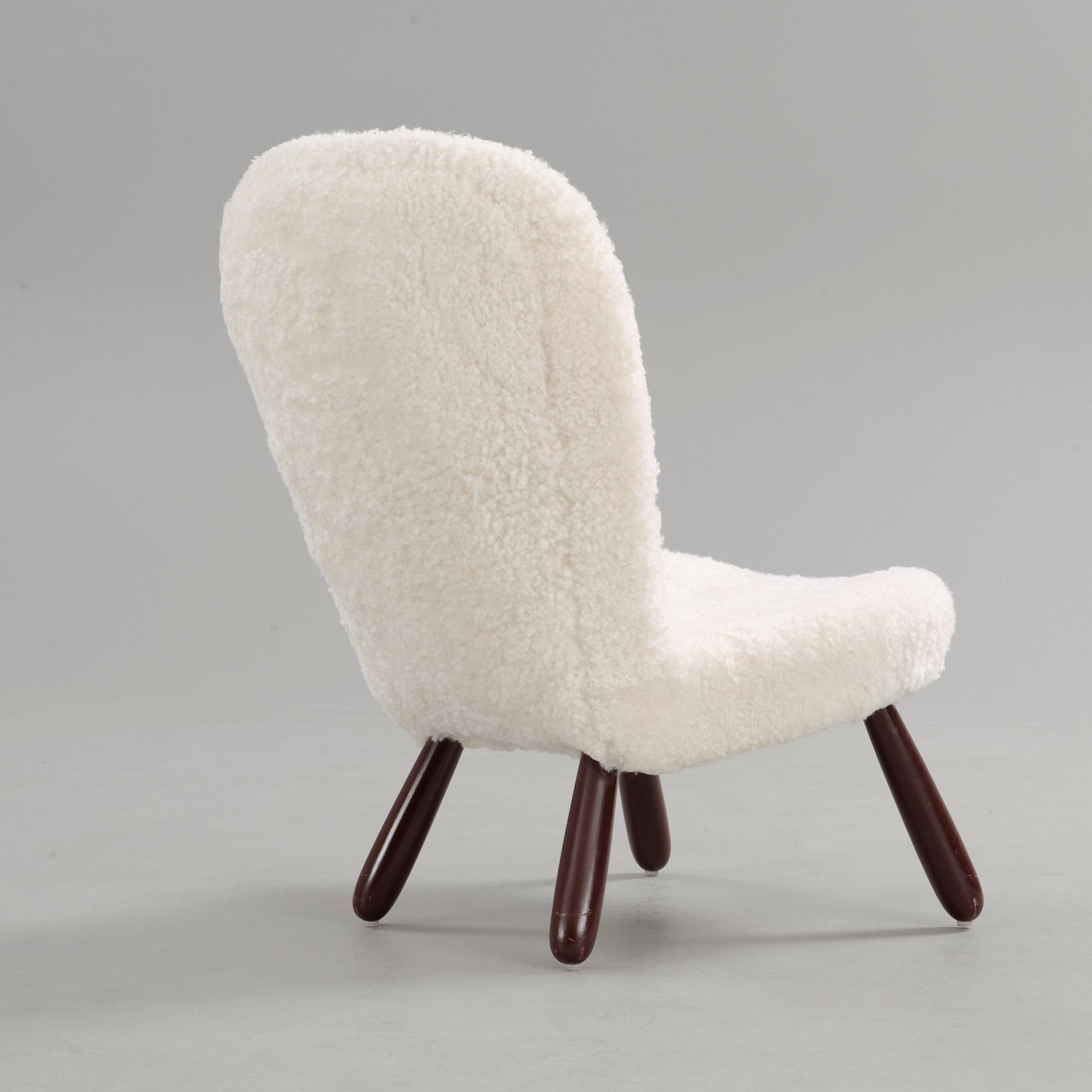 A 'Clam' easy chair attributed to Philip Arctander, 1940's-50's.