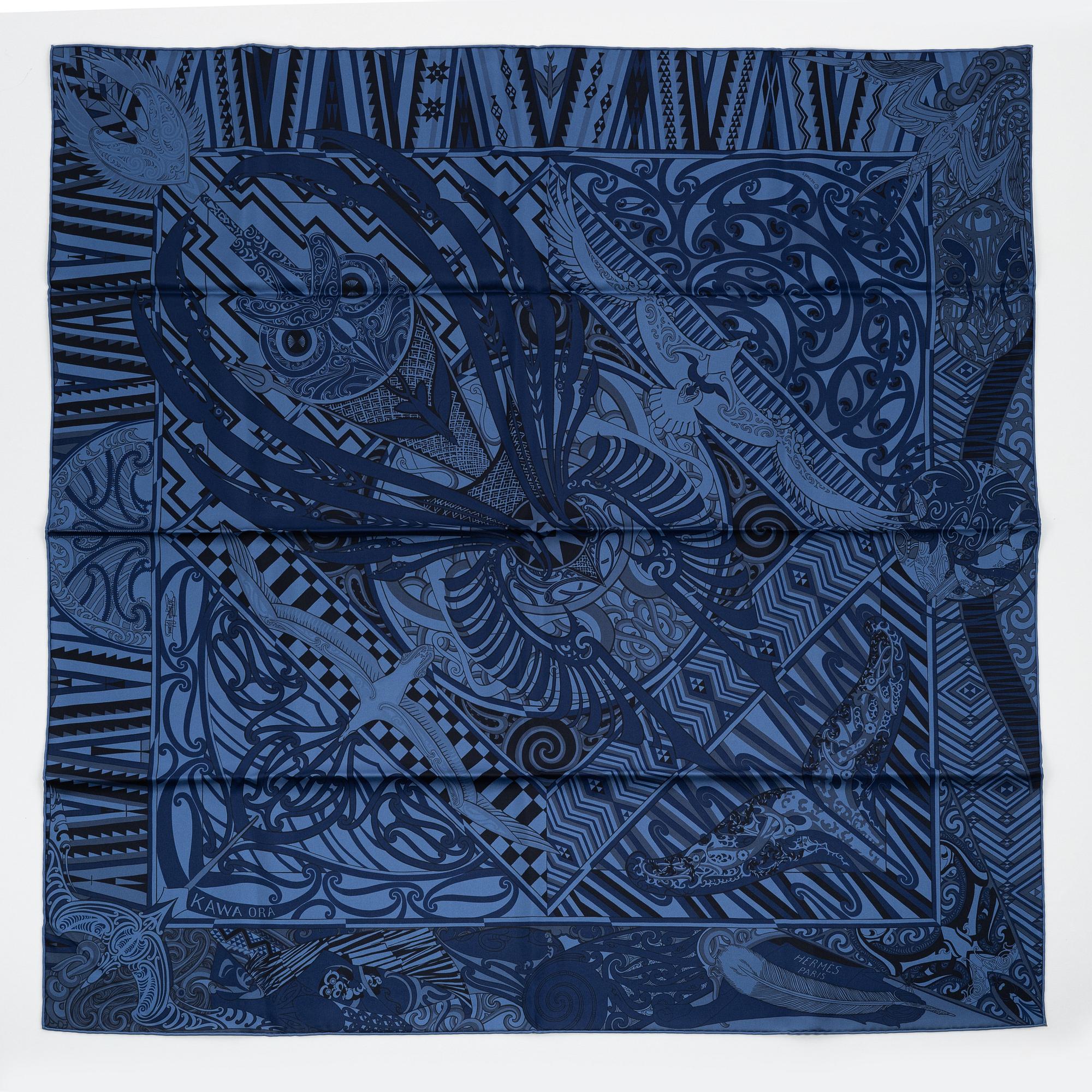 Hermès, scarf, "Kawa Ora".