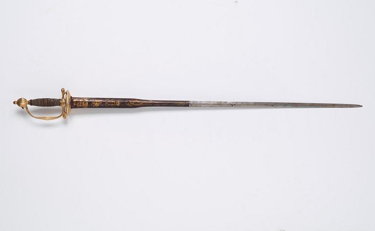 Hedersvärja förärad överste AF Påhlman 1790 av Gustav III.