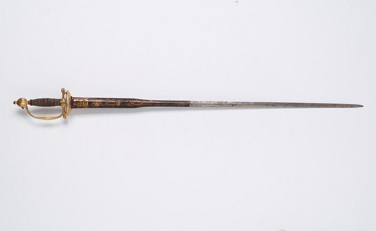 A rare Sword of Honour from King Gustaf III to colonel AF Påhlman 1790.