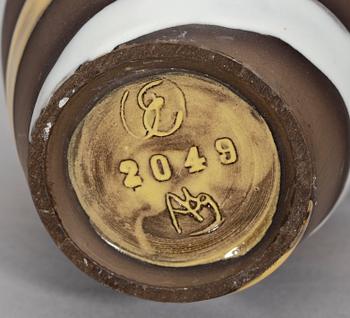 VAS, stengods, "Spiral", Ingrid Atterberg, Uppsala-Ekeby.