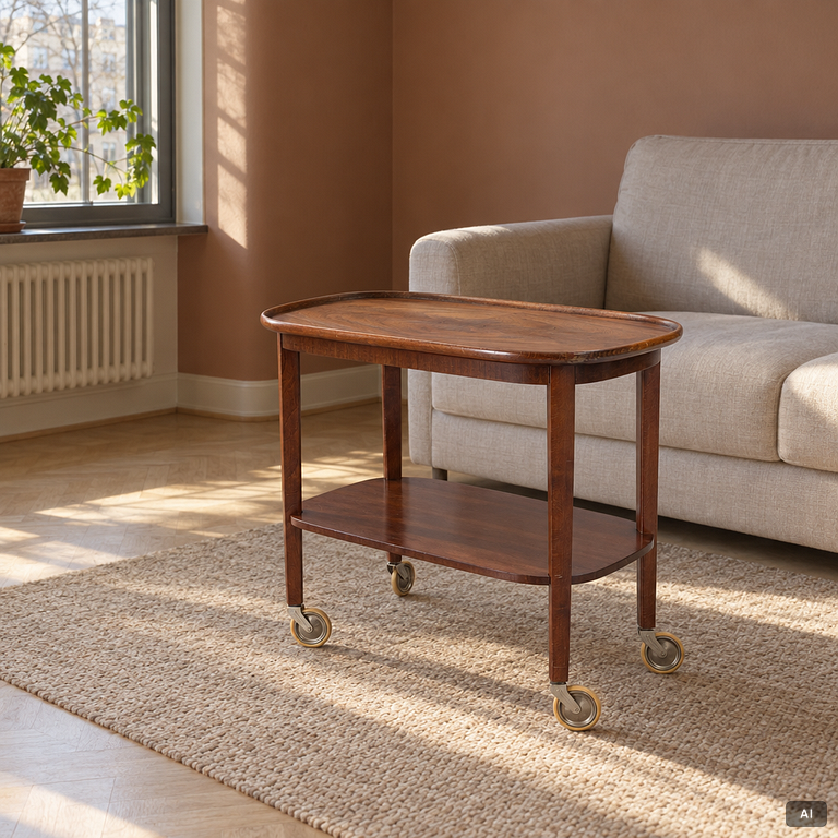 A drinks trolley, Reiners, Mjölby, 1940s.