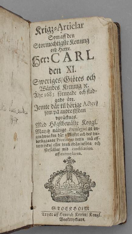 BIBEL, Carl XI, 1638, samt Publii Virgilii Maronis Eclogae, Georgica Et Aeneidos Libri XII.