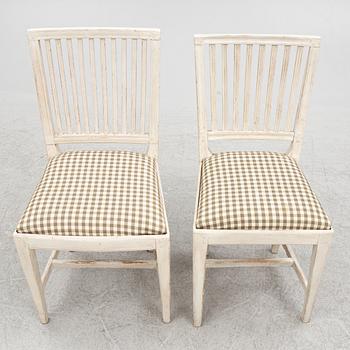 Eight chairs, 19th Century.