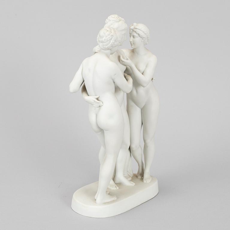 A porcelain figurine, Three Graces.