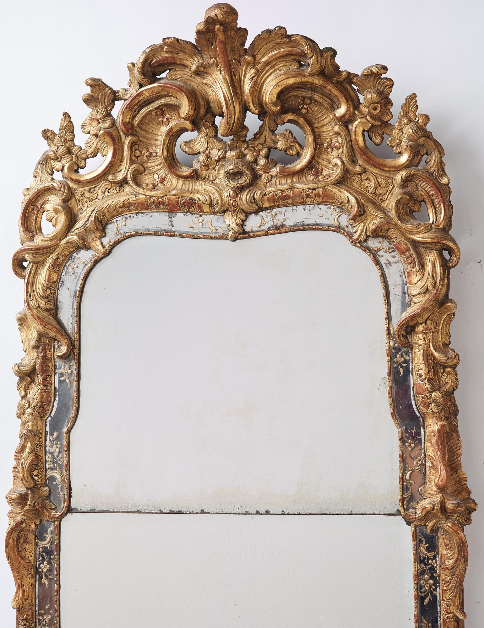 SPEGEL, stockholmsarbete, 1700-talets andra hälft, rokoko.