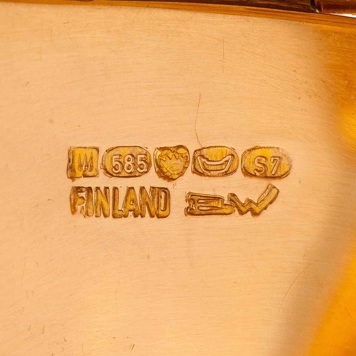 Björn Weckström, A 14K gold bracelet "Suma". Lapponia 1971.
