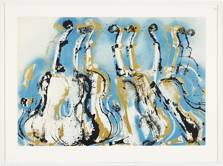 Arman, lithograph in colours, signed VI/XX HC.