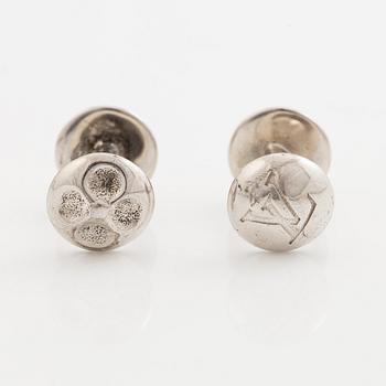 Louis Vuitton, a pair of cufflinks, silver.