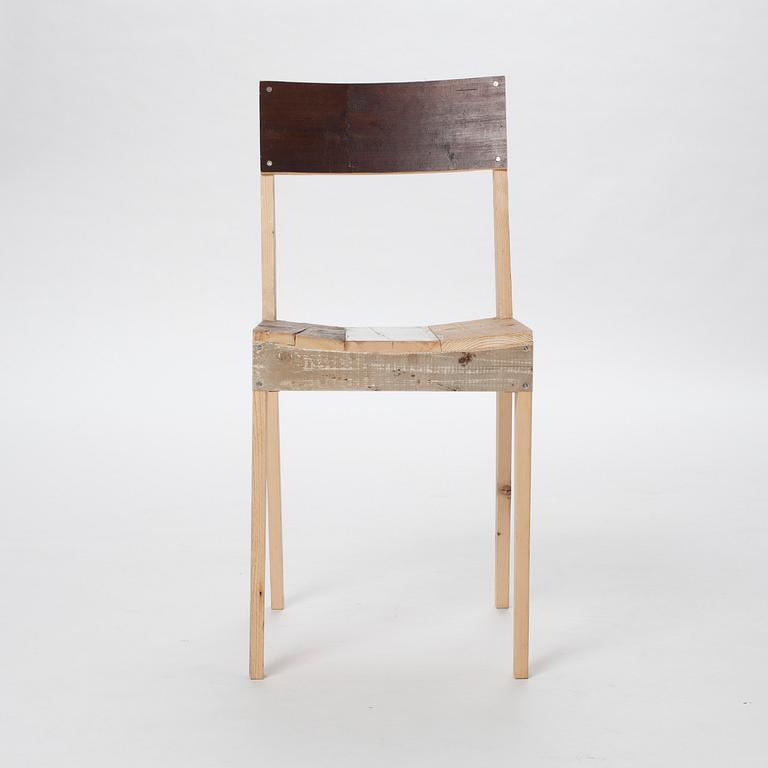 STOL, "Scrapwood side chair" Piet Hein Eek, 2005.