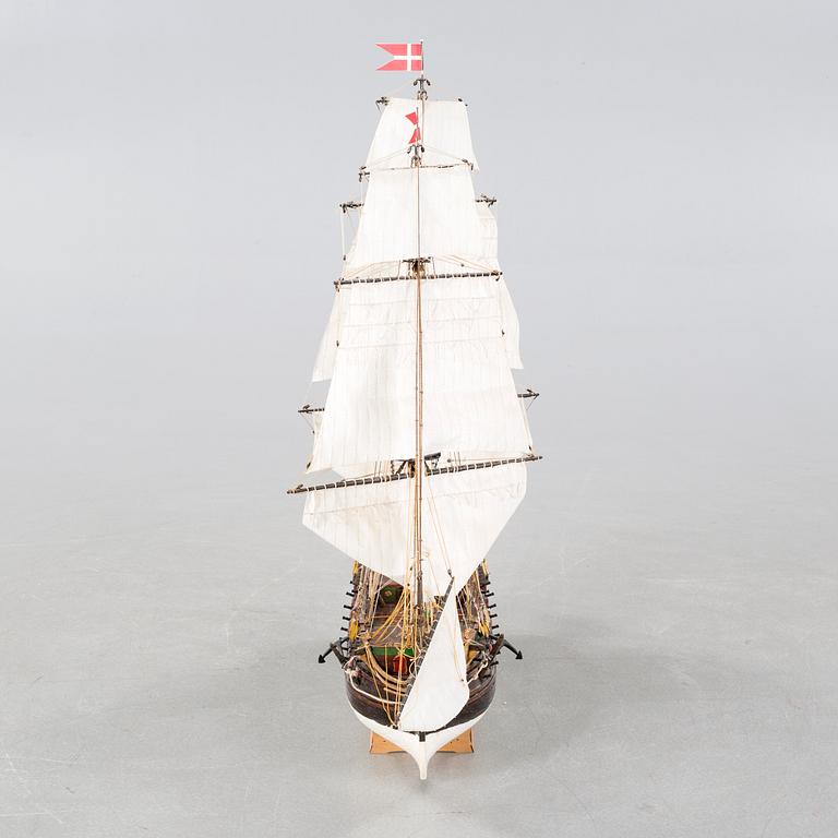 A ship model, "Norske Løve", second half of the 20th century.