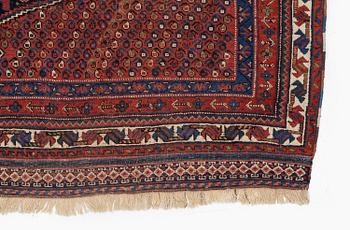An Antique Afshar carpet, South Persia (Iran), c. 364 x 230 cm.