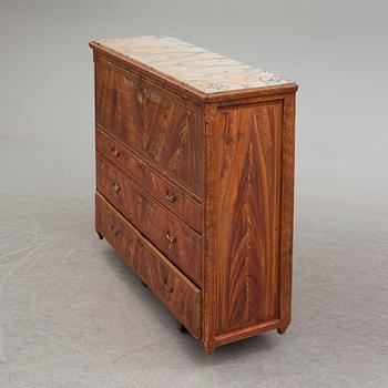 A swedish secretaire, dated 1848.