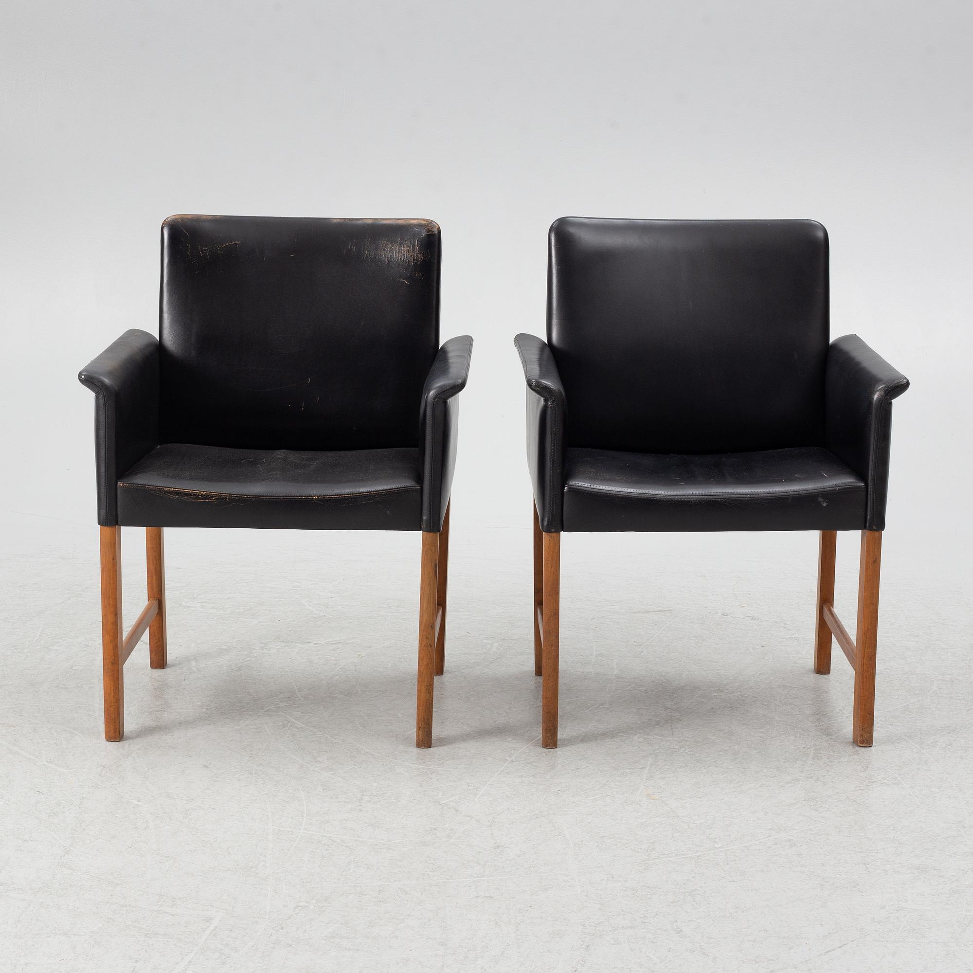 Hans Olsen, a pair of armchairs, CS furniture.