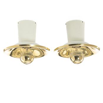 Josef Frank, two ceiling lamps, model 2162, Svenskt Tenn.