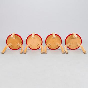Alvar Aalto, Jakkaroita, 4 kpl, Artek 1960/70-luku.