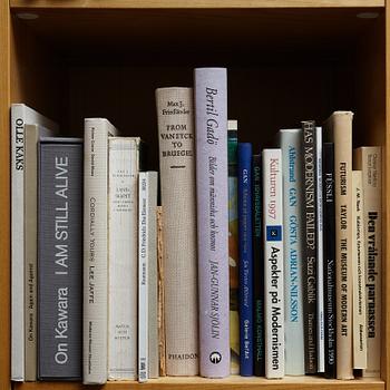 Björn Springfeldt's art library.