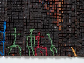 El Anatsui, "Migrants and illusion".