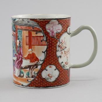 MUGG, porslin, Kina, 1700-tal.